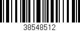 Código de barras (EAN, GTIN, SKU, ISBN): '38548512'
