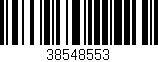 Código de barras (EAN, GTIN, SKU, ISBN): '38548553'