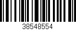 Código de barras (EAN, GTIN, SKU, ISBN): '38548554'