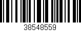 Código de barras (EAN, GTIN, SKU, ISBN): '38548559'