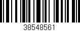 Código de barras (EAN, GTIN, SKU, ISBN): '38548561'