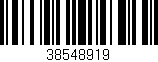 Código de barras (EAN, GTIN, SKU, ISBN): '38548919'