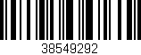 Código de barras (EAN, GTIN, SKU, ISBN): '38549292'