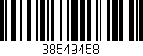 Código de barras (EAN, GTIN, SKU, ISBN): '38549458'