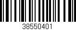 Código de barras (EAN, GTIN, SKU, ISBN): '38550401'