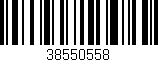 Código de barras (EAN, GTIN, SKU, ISBN): '38550558'