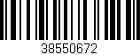 Código de barras (EAN, GTIN, SKU, ISBN): '38550672'