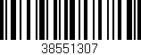 Código de barras (EAN, GTIN, SKU, ISBN): '38551307'