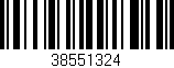 Código de barras (EAN, GTIN, SKU, ISBN): '38551324'