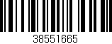 Código de barras (EAN, GTIN, SKU, ISBN): '38551665'
