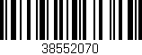 Código de barras (EAN, GTIN, SKU, ISBN): '38552070'