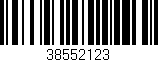 Código de barras (EAN, GTIN, SKU, ISBN): '38552123'