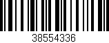 Código de barras (EAN, GTIN, SKU, ISBN): '38554336'