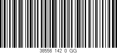 Código de barras (EAN, GTIN, SKU, ISBN): '38556_142_0_GG'
