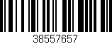 Código de barras (EAN, GTIN, SKU, ISBN): '38557657'