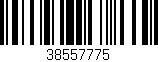 Código de barras (EAN, GTIN, SKU, ISBN): '38557775'