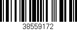 Código de barras (EAN, GTIN, SKU, ISBN): '38559172'