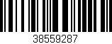 Código de barras (EAN, GTIN, SKU, ISBN): '38559287'