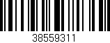 Código de barras (EAN, GTIN, SKU, ISBN): '38559311'