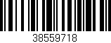 Código de barras (EAN, GTIN, SKU, ISBN): '38559718'