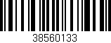 Código de barras (EAN, GTIN, SKU, ISBN): '38560133'