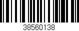 Código de barras (EAN, GTIN, SKU, ISBN): '38560138'