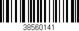 Código de barras (EAN, GTIN, SKU, ISBN): '38560141'