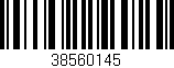 Código de barras (EAN, GTIN, SKU, ISBN): '38560145'
