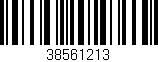 Código de barras (EAN, GTIN, SKU, ISBN): '38561213'