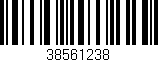 Código de barras (EAN, GTIN, SKU, ISBN): '38561238'