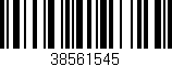 Código de barras (EAN, GTIN, SKU, ISBN): '38561545'