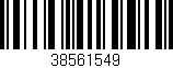 Código de barras (EAN, GTIN, SKU, ISBN): '38561549'