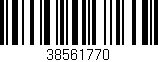 Código de barras (EAN, GTIN, SKU, ISBN): '38561770'
