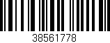 Código de barras (EAN, GTIN, SKU, ISBN): '38561778'