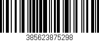 Código de barras (EAN, GTIN, SKU, ISBN): '385623875298'