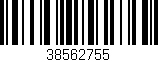 Código de barras (EAN, GTIN, SKU, ISBN): '38562755'