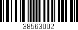 Código de barras (EAN, GTIN, SKU, ISBN): '38563002'