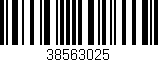 Código de barras (EAN, GTIN, SKU, ISBN): '38563025'