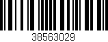 Código de barras (EAN, GTIN, SKU, ISBN): '38563029'