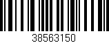 Código de barras (EAN, GTIN, SKU, ISBN): '38563150'