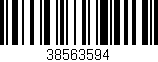 Código de barras (EAN, GTIN, SKU, ISBN): '38563594'
