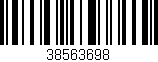 Código de barras (EAN, GTIN, SKU, ISBN): '38563698'