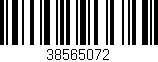 Código de barras (EAN, GTIN, SKU, ISBN): '38565072'