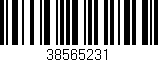Código de barras (EAN, GTIN, SKU, ISBN): '38565231'