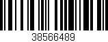 Código de barras (EAN, GTIN, SKU, ISBN): '38566489'