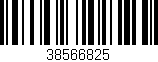 Código de barras (EAN, GTIN, SKU, ISBN): '38566825'