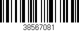 Código de barras (EAN, GTIN, SKU, ISBN): '38567081'