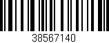 Código de barras (EAN, GTIN, SKU, ISBN): '38567140'