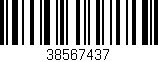Código de barras (EAN, GTIN, SKU, ISBN): '38567437'