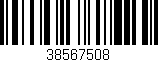 Código de barras (EAN, GTIN, SKU, ISBN): '38567508'